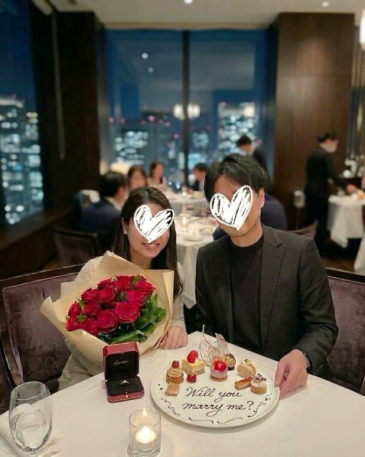プロポーズを受けたお客様