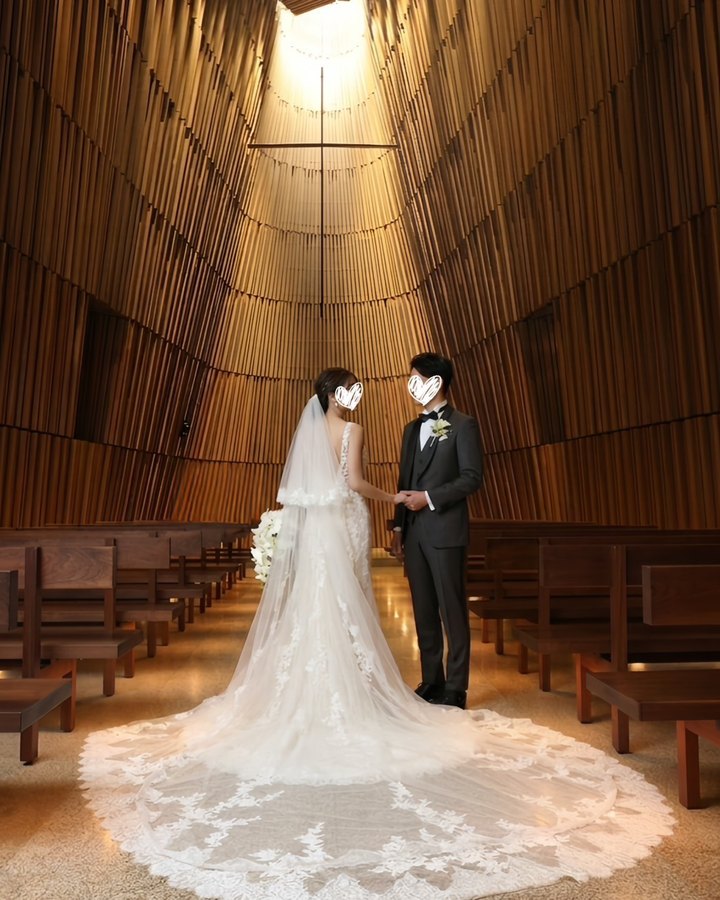 結婚式を迎えたふたり