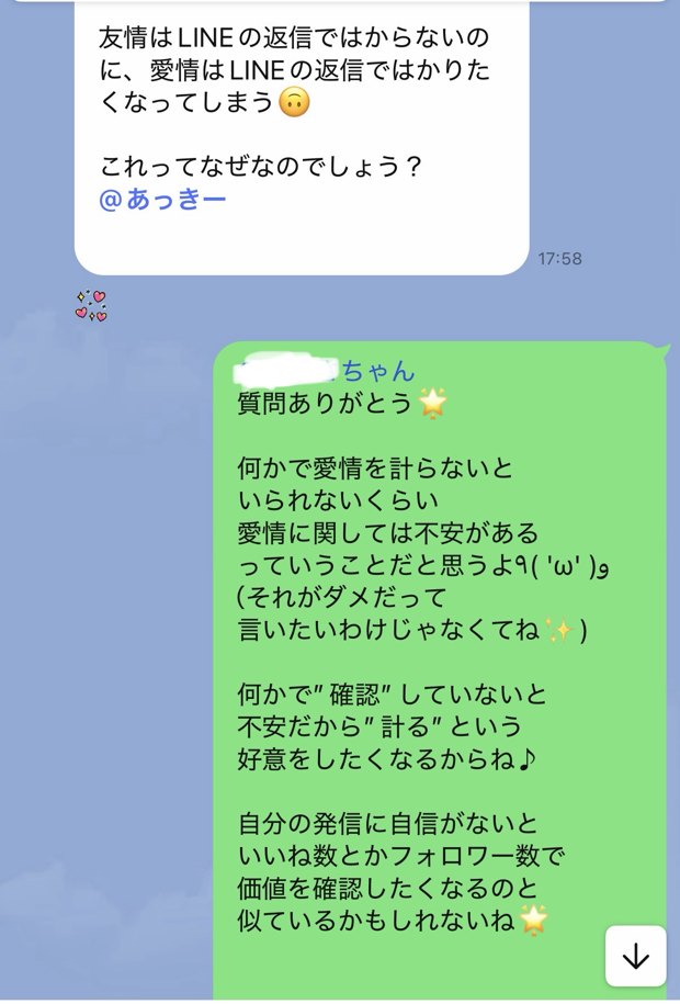 グループLINEでのやりとり